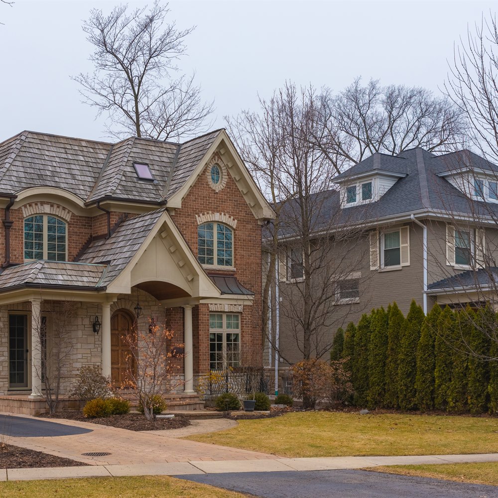 Suburban building in a north chicago area beautiful